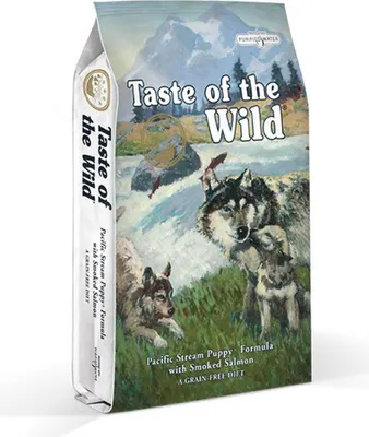Zdjęcie produktu dla Taste of the Wild Pacific Stream, Szczenięta, Groszek, Łososiowy, Słodki ziemniak, 5,6 kg