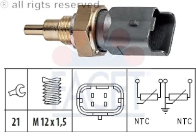 Produktbild von Facet Sensor, Kühlmitteltemperatur  7.3286