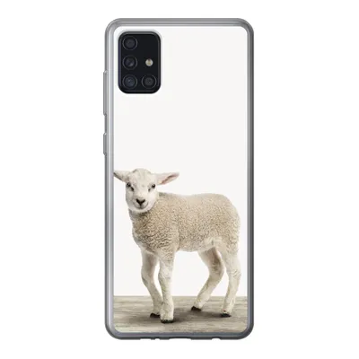 Produktbild von MuchoWow® Handyhülle Schutzhülle Hülle für Samsung Galaxy A52 5G Lamm - Schaf - Tiere - Kinder - Mädchen - Jungen Silikon Softcase Handy Hülle - Umschlag