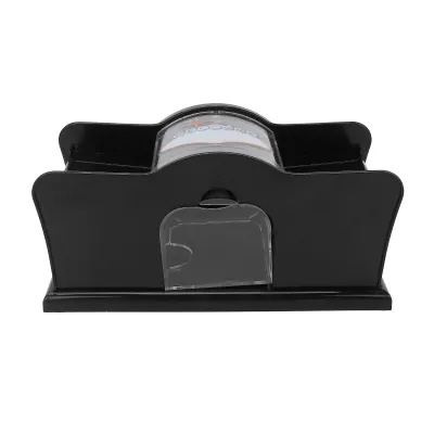 Obrázek produktu pro 1-2 Deck Manual Card Shuffler Poker Hrací karta Casino Card Manual Shuffler Tool (Black )