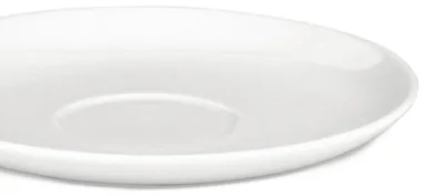 Untertasse für Teetasse, 4er Set, Knochenporzellan, 15 cm, weiß