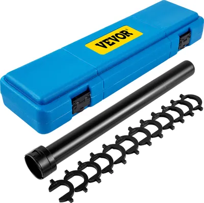 Produktbild von VEVOR Spurstangen-Werkzeugsatz, 12-teiliges Spurstangen-Entfernungswerkzeug, 12 Hahnenfuß-Adapter, Master-Spurstangen-Werkzeugsatz, 1/2-Zoll-Antriebsrohr-Spurstangen-Werkzeug, robustes Stahl-Spurstangen-Entfernungswerkzeug für Ve