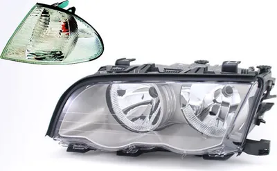 Produktbild von Scheinwerfer passend für BMW 3er E46 02/98-08/01 FF H7 H7 Links inklusi. Blinker 63126908215 6908215 63128387343 63136902769 6902769 Johns