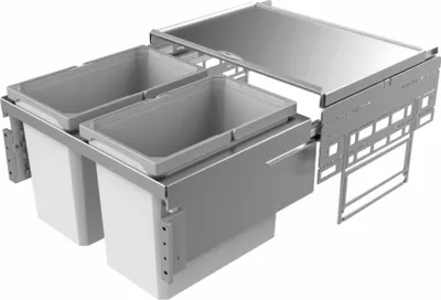 Immagine prodotto di NABER Cox® Base 360 S/600-2, grigio chiaro, H 360 mm, estraibile frontalmente
