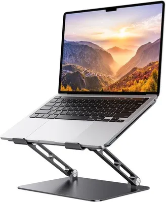 Image de Support ergonomique en aluminium pour ordinateur portable, compatible avec les appareils de 10 à 17,3 pouces