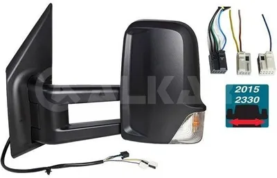 Produktbild von ALKAR 9233021 Außenspiegel Seitenspiegel Links passend für MERCEDES-BENZ Sprinter 3,5-T Kastenwagen (907, 910) Beheizt Konvex Elektrisch