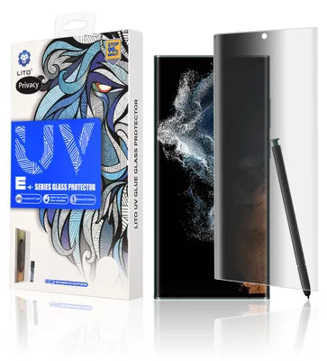 Obrázok produktu pre Lito 3D UV Glass ochranné sklo na Samsung Galaxy S22 Ultra 5G – Privacy