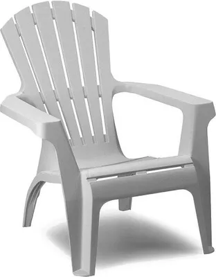 Obrázek produktu pro Ipae-Progarden Dolomiti, Salonek, Tvrdé sedadlo, Tvrdé opěradlo zad, Polypropylen (PP), Bílá, 750 mm