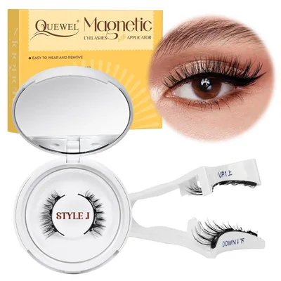 Produktbild von Magnetische Wimpern Set mit Applikator, wiederverwendbar, natürlicher Look, ohne Kleber