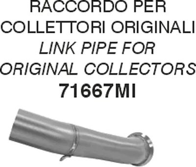Immagine prodotto di Raccordo di scarico ARROW per Collettore di scarico originale per KTM