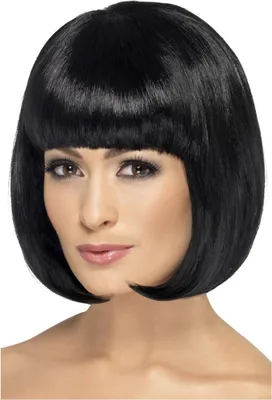 Produktbild von Smiffys - "Partyrama" Perücke für Damen SM486 (Einheitsgröße) (Schwarz)