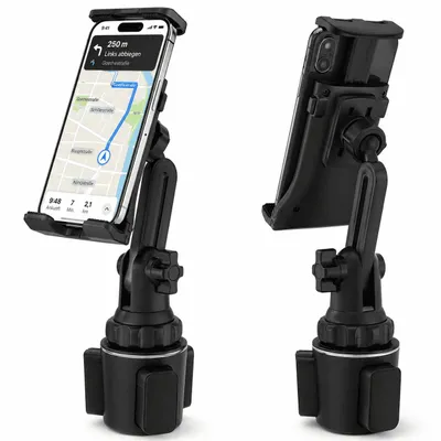 Produktbild von MidGard Universal Autohalterung für KFZ-Getränkehalter, Getränkehalterung, Dosenhalterung, Cup Mount für Smartphones, Tablet PCs, Navis