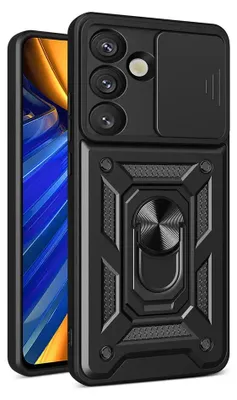 Zdjęcie produktu dla Hybrydowe etui ochronne Camshield do Samsung Galaxy S26 Ultra - czarne