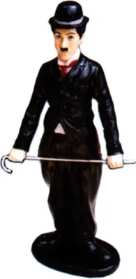 Image de Design Chaplin Figure Statue Sculpture Figures Décoration Décoration 5340 Nouveau