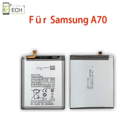 Produktbild von Für Samsung Galaxy A70 SM-A705F Akku Batterie Battery EB-BA705ABU 4500 mAh