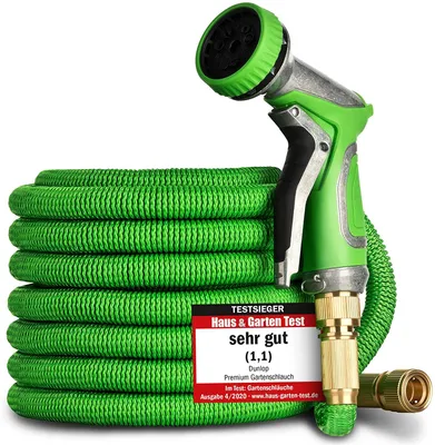 Produktbild von Flexibler MetallgartenSchlauch 3/4 Zoll Anschluss