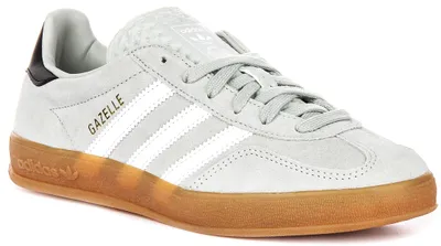 Produktbild von Adidas Gazelle Indoor In Light Grey For Youth – 6 UK - 39 1/3 EU - 6.5 US / Light Grey