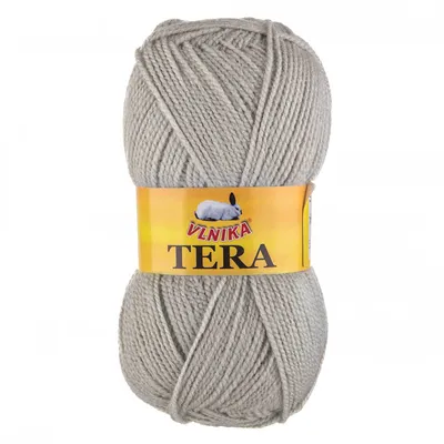 Produktbild von 100g Strickgarn TERA Uni Strickwolle Handstrickgarn Klassikgarn Farbwahl 1/2, Farbe:72 hellgrau