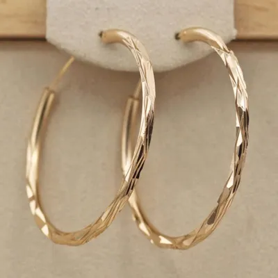 Produktbild von Mode Frauen Big Convex Circle Statement Creolen Abend Party Schmuck