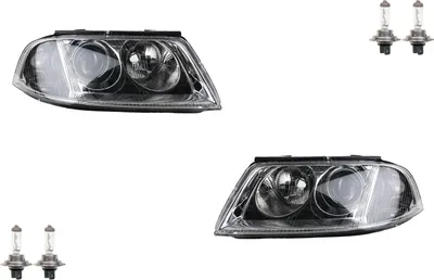 Obrázok produktu pre Johns, predné halogénové svetlomety vhodné pre VW Passat sada 3B sada s H7 H7 L R 00-05 3B0941015AK 3B0941015AN 3B0941017AG 3B0941017AK 3B0941016AK 3B0941016AK 3B
