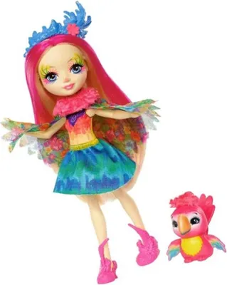 Obrázok produktu pre Enchantimals Papagájová bábika Peeki Parrot Girl