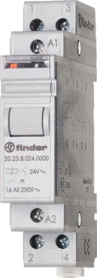 Obrázok produktu pre FINDER 230VAC 20.23.8.230.4000 Séria 20 pre DIN spínač 1NC 1S 16A 20.23.8.230.4000 (202382304000)