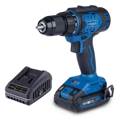 Produktbild von Scheppach Akku-Bohrschrauber BC-DD60-X | Brushless | Drehmoment 60Nm | Drehmomentstufen 25+1 | LED | inkl. 2Ah Akku + 2,4A Ladegerät
