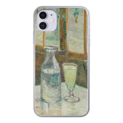 Produktbild von MuchoWow® Handyhülle Schutzhülle Hülle für iPhone 11 Couchtisch mit Absinth - Vincent van Gogh Silikon Softcase Handy Hülle - Handytasche