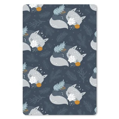 Produktbild von MuchoWow® Mauspad Mousepad Muster - Tiere - Fuchs 18x27 cm - Mousepads - Maus Mat - Pad - Mausunterlage