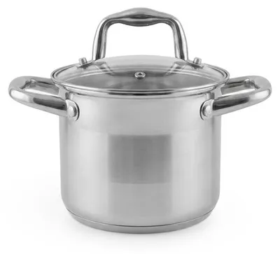 Obrázok produktu pre Hlboký hrniec Oliver Voltz OV51211E24, 6 L, Ø24x17 cm, Nerezová oceľ, Indukcia, Strieborný