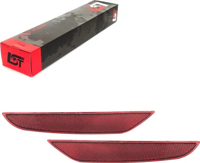 Produktbild von 2x Reflektor Rückleuchte Stoßstange hinten links rechts für VW Golf VI 6 5K1 08-