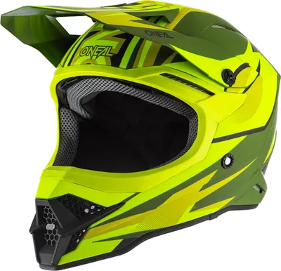 Produktbild von Oneal 3Series Riff 2.0 Motocross Helm Farbe: Gelb/Grün, Grösse: L (59/60)