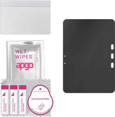 Produktbild von apgo Hybrid Privacy Schutzglas, Matt, kompatibel mit Samsung Galaxy Tab Active Pro, Anti-Spy, toller Ersatz für Hartglas, kratzfester Displayschutzglas, Displayschutz, Full Glue