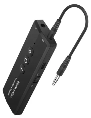 Bluetooth 5.0 Sender/Empfänger 3-in-1, tragbarer Audio-Adapter, 3,5 mm AUX