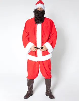 Produktbild von Weihnachtsmann Set 4-tlg. Jacke Hose Mütze Gürtel 56/58