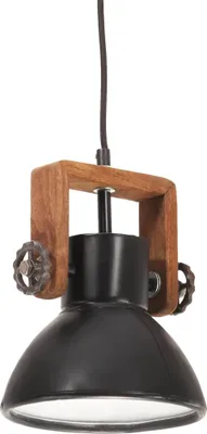Immagine prodotto di vidaXL Lampada a sospensione in stile industriale 25 W nero rotonda 19 cm E27