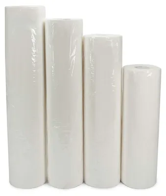 Obrázok produktu pre Liekarenský papierový ručník, dvojvrstvový, 9 rolí – biely, 59 cm x 50 m