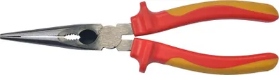 Produktbild von SW-Stahl 41909L VDE Spitzzange gerade 200 mm I 1000V Spitzzange Feinmechanik I nach DIN EN/IEC 60900 Elektriker Spitzzange I Spitze Telefonzange mit 2 Komponenten Griff