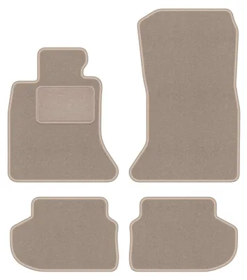 Immagine prodotto di Tappetini in moquette per BMW 5 F11 FL 2013-2017 (station wagon/Touring) – set 4 pezzi, beige, su misura – Wielganizator LUX