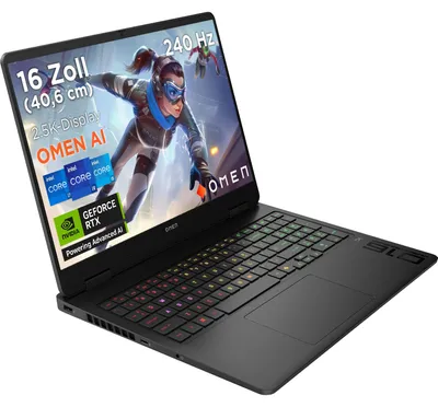 Produktbild von HP OMEN Gaming 16-am0095ng, Intel® Core™ i9, 40,6 cm (16"), 2560 x 1600 Pixel, 32 GB, 1 TB, Windows 11 Home