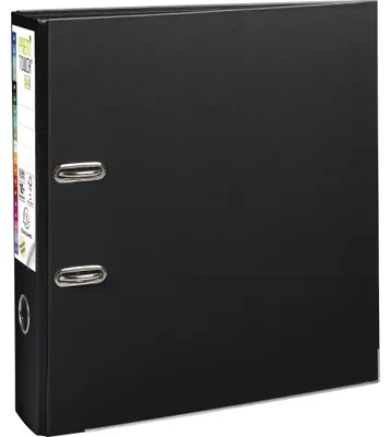 Image de Exacompta 10x Classeur à levier Prem'Touch PP Dos 80mm A4 maxi Noir 53341E
