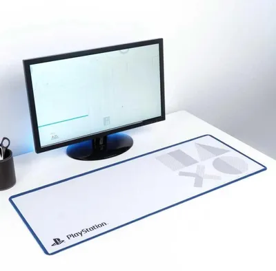 Immagine prodotto di Paladone PP8816PS tappetino per mouse Tappetino per mouse per gioco da computer Blu, Bianco