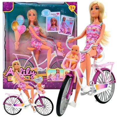 Obrázek produktu pro Woopie Royal Lily Cyklistická panenka v sedačce na kole