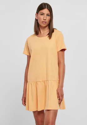 Produktbild von Urban Classics - Damen Valance T-Shirt Kleid PALEORANGE XS