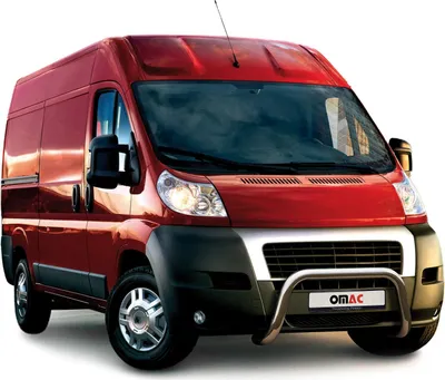 Obrázek produktu pro Ochranná lišta předního nárazníku pro Fiat Ducato 2006-2016 s ocelí ABE stříbrná