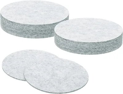 Imagen del producto de Protectores autoadhesivos para muebles, 20 unidades, diámetro de 15,2 cm, para proteger el suelo