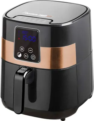 Produktbild von Bestron XXL Digitale Heissluft-Fritteuse, 4 Liter, 1.300 Watt, Schwarz/Kupfer