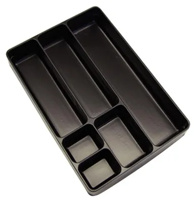 Produktbild von Einleger / Einteiler schwarz 6-fach