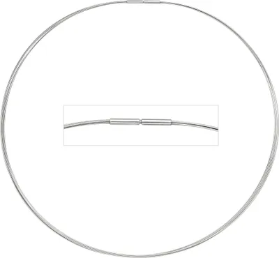 Produktbild von JOBO Halsreif 5-reihig Edelstahl 50 cm
