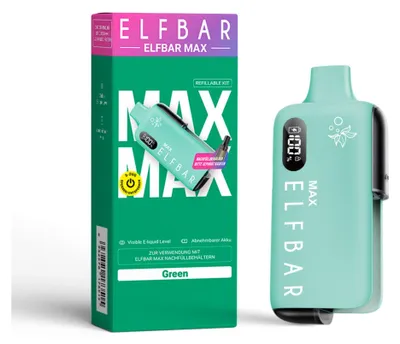 Zdjęcie produktu dla Zestaw podów z akumulatorem ELFBAR MAX – zielony